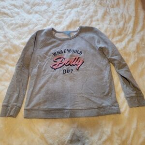 Draper James Gray 'What Would Dolly Do?' Sweatshirt